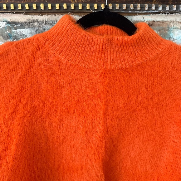 Cozy Orange Women's Sweater - Picture 2 of 3